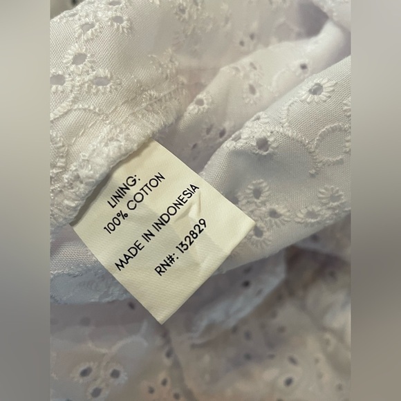 TULAROSA Ryse Mini Dress in White NWT Small - Picture 7 of 7